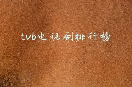 tvb电视剧排行榜