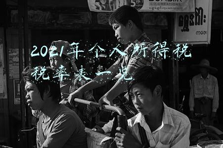 2021年个人所得税税率表一览