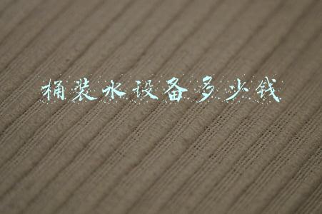 桶装纯净水生产设备(建设一个桶装水厂有哪些要求及多少费用)