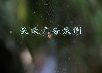 失败广告案例