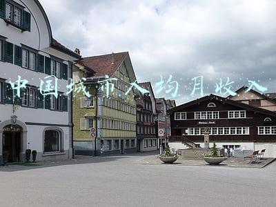 中国城市人均月收入