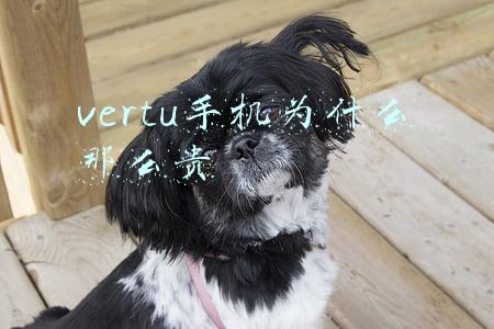 vertu手机为什么那么贵
