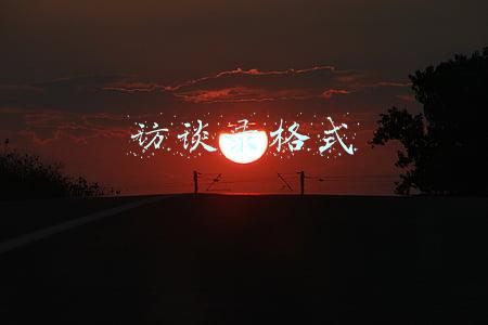 访谈录格式图片(面试作品集：靠着这份作品集，你终于能和HR谈薪水了)