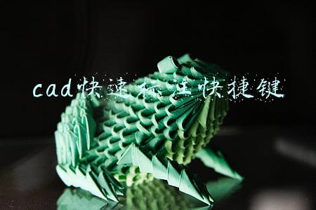 cad快速标注快捷键
