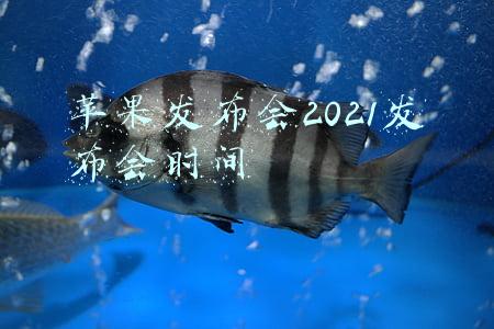 苹果发布会2021发布会时间