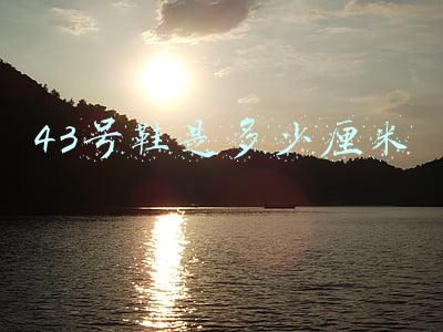 43号鞋是多少厘米