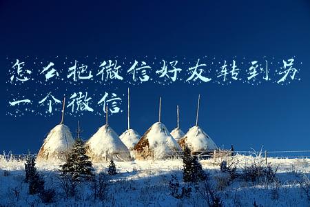 怎么把微信好友转到另一个微信