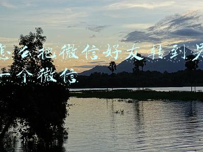怎么把微信好友转到另一个微信