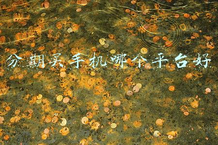 分期买手机哪个平台好