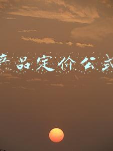 产品定价公式 产品定价公式