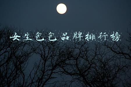 女生包包品牌排行榜