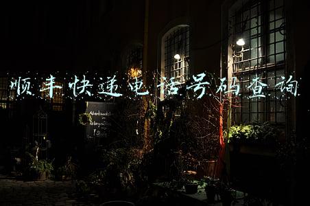 顺丰快递电话号码查询