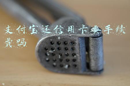 支付宝还信用卡手续费(明天起支付宝还信用卡开始收费了：比如还1万元，收费8元)