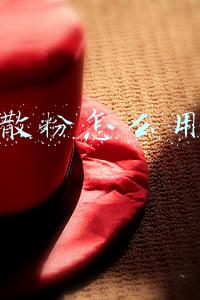 散粉怎么用