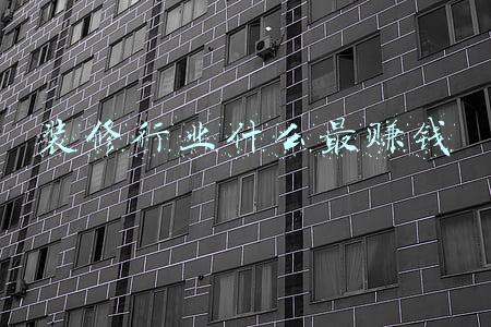 干装修的哪一类最赚钱(几百万家居建材销售人员，真正能赚钱的是这三种)