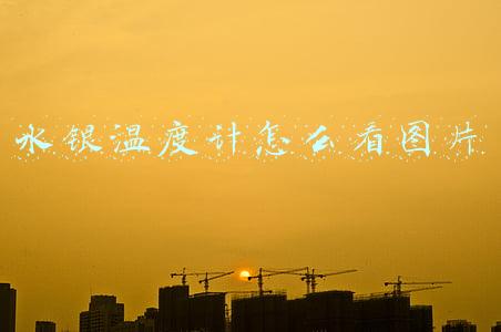 水银温度计怎么看图片
