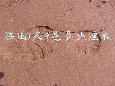 腰围1尺9是多少厘米