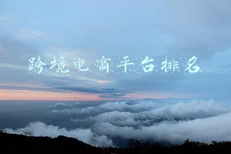 跨境电商平台排名