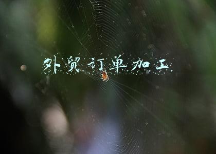 外贸订单加工