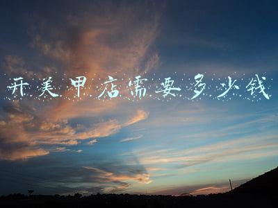 兰州开美甲店需要多少钱(一个男人和他的美丽工作)