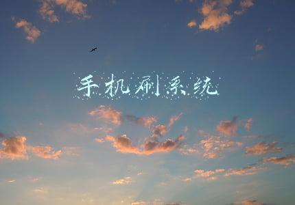 手机刷系统