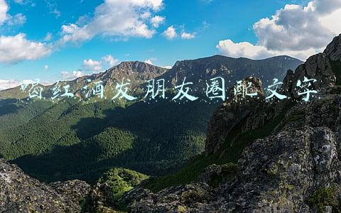喝红酒发朋友圈配文字