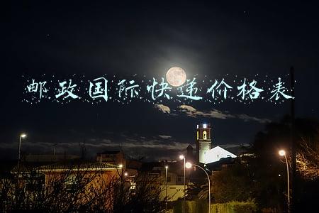 邮政国际快递价格表