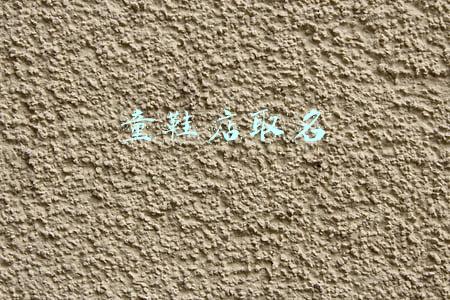 童鞋店取名