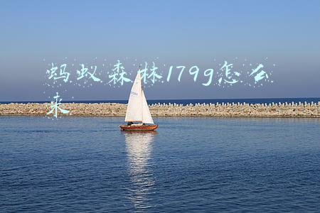 蚂蚁森林179g怎么来