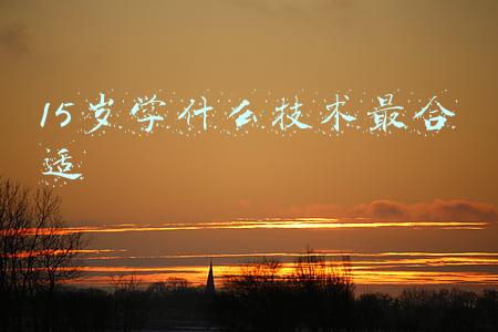 15岁学什么技术最合适