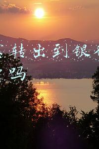 支付宝转出到银行卡要手续费吗