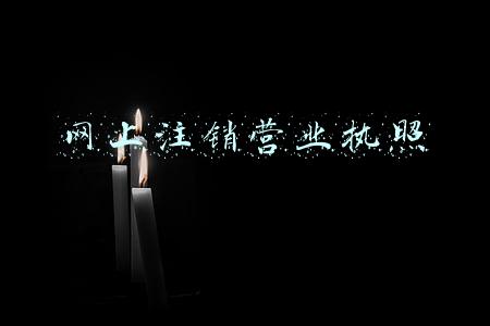 网上注销营业执照