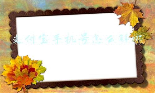 支付宝手机号怎么解绑