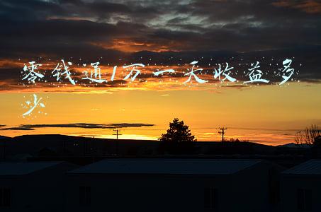 零钱通1万一天收益多少