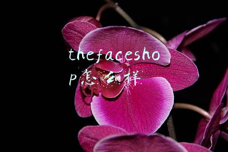 thefaceshop怎么样 thefaceshop怎么样