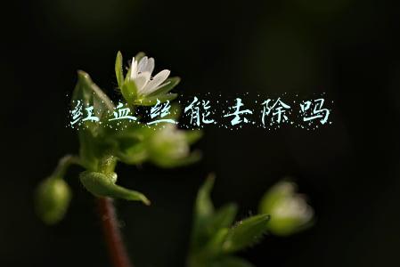 红血丝能去除吗