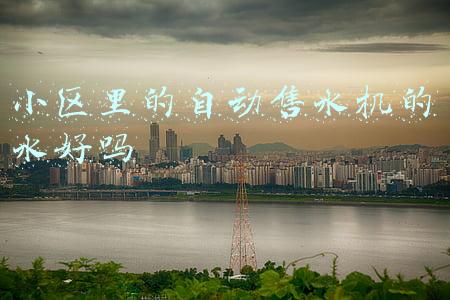小区里的自动售水机的水好吗