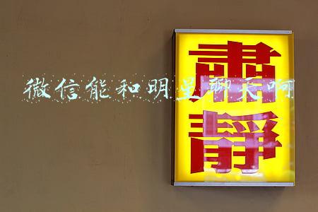 微信能和明星聊天啊
