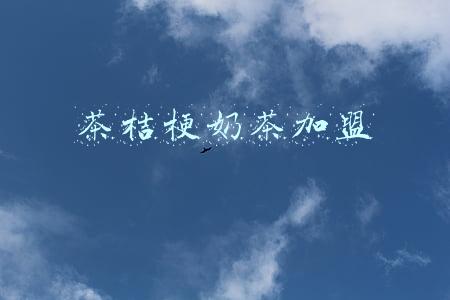 茶桔梗奶茶加盟