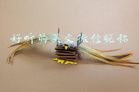 好听的英文微信昵称