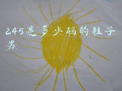 245是多少码的鞋子男