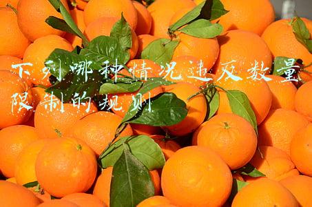下列哪种情况违反数量限制的规则