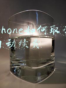 iphone如何取消自动续费