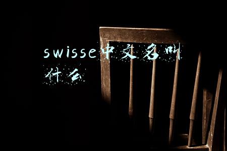 swisse中文名叫什么