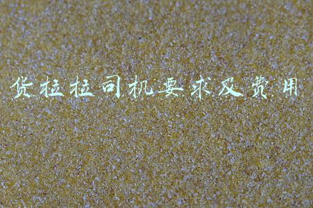 货拉拉司机要求及费用