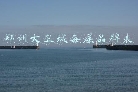 郑州大卫城每层品牌表