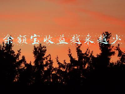 余额宝收益越来越少