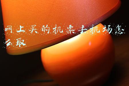网上买的机票去机场怎么取