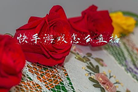 快手游戏怎么直播