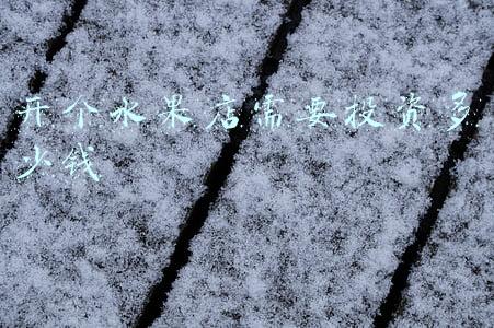 开个水果店需要投资多少钱